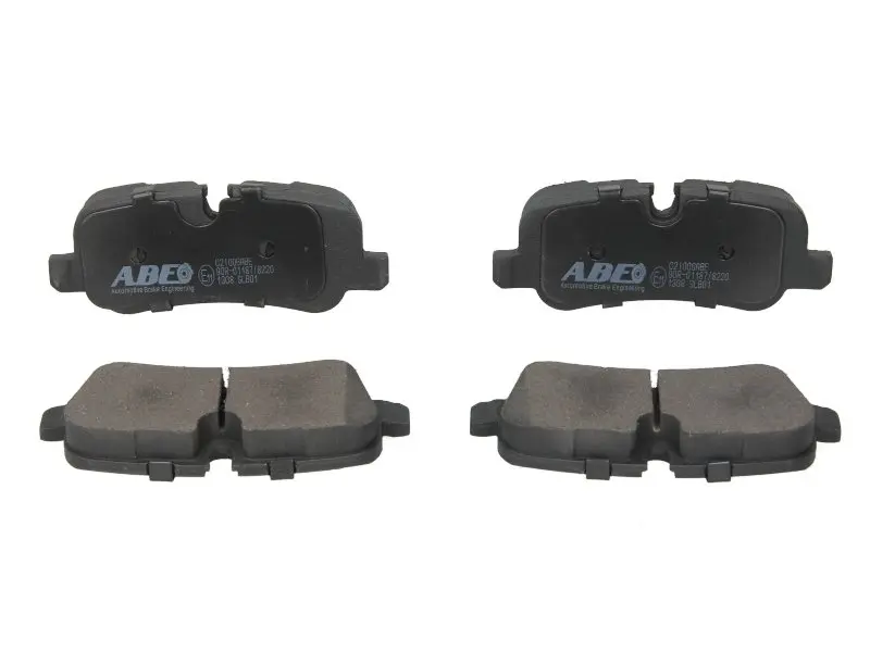 Комплект гальмівних колодок задн, LAND ROVER DISCOVERY III, DISCOVERY IV, RANGE ROVER III, RANGE ROVER SPORT I 2.7D-5.0 03.02-12.18 ABE C2I006ABE (фото 1)