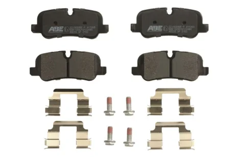 Комплект гальмівних колодок задн, LAND ROVER DISCOVERY III, DISCOVERY IV, RANGE ROVER III, RANGE ROVER SPORT I 2.7D-5.0 03.02-12.18 ABE C2I006ABE-P