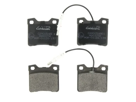 Комплект гальмівних колодок задн, MERCEDES V (638/2), VITO (W638) AUDI 80 B2 PEUGEOT 406 1.8-2.8 02.86-10.04 ABE C2M005ABE