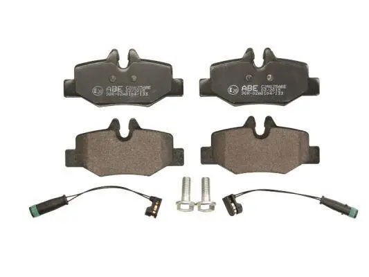 Комплект гальмівних колодок задн, MERCEDES VIANO (W639), VITO / MIXTO (W639), VITO (W639) 2.1D-Electric 09.03- ABE C2M025ABE (фото 1)