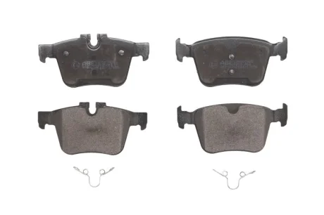 Комплект гальмівних колодок задн, VOLVO C40, S60 III, S90 II, V60 II, V90 II, XC40, XC60 II, XC90 II JAGUAR E-PACE, F-PACE, I-PACE, XE, XF II, XF SPORTBRAKE 1.5H-Electric 06.11- ABE C2V007ABE