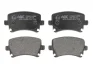 Комплект гальмівних колодок задн, DS DS 3 AUDI A3, A4 B5, A4 B6, A4 B7, A4 B8, A6 ALLROAD C6, A6 C4, A6 C5, A6 C6, A8 D3, Q3, TT RENAULT FLUENCE, GRAND SCENIC IV 1.0-Electric 10.90- ABE C2W021ABE (фото 1)