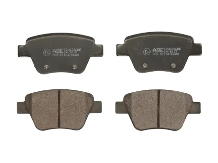Комплект гальмівних колодок задн, AUDI A1, A3 SEAT ALTEA, ALTEA XL, LEON SKODA OCTAVIA II, OCTAVIA III, SUPERB II, YETI VW BEETLE, CADDY, CADDY III, EOS, GOLF IV 1.0-3.6 02.98-12.20 ABE C2W029ABE