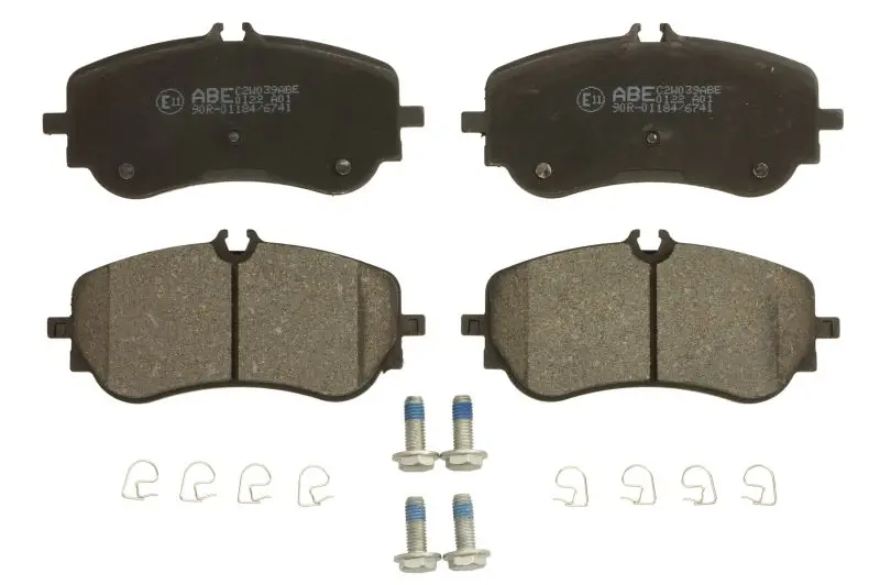 Комплект гальмівних колодок задн, MAN TGE VW AMAROK, CRAFTER, GRAND CALIFORNIA CAMPER 2.0-Electric 09.10- ABE C2W039ABE (фото 1)