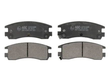 Комплект гальмівних колодок задн, BUICK CENTURY, PARK AVENUE, REGAL, RENDEZVOUZ CADILLAC ALLANTE, DEVILLE, ELDORADO, SEVILLE, SEVILLE II CHEVROLET ALERO, IMPALA, LUMINA 2.2-5.7D 01.70-09.06 ABE C2X004ABE