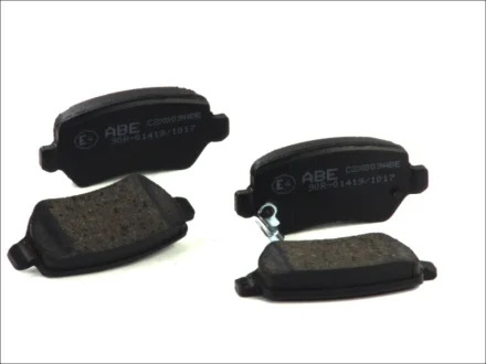 Комплект гальмівних колодок задн, CHEVROLET ASTRA, CORSA, VIVA, ZAFIRA KIA CEE\'D, PRO CEE\'D, VENGA LADA KALINA OPEL ASTRA G, ASTRA G CLASSIC, ASTRA H, ASTRA H CLASSIC 1.0-2.2D 08.94- ABE C2X009ABE