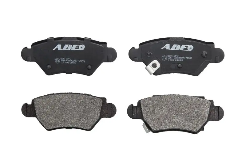 Комплект гальмівних колодок задн, CHEVROLET ASTRA, CORSA, VIVA, ZAFIRA OPEL ASTRA F, ASTRA F CLASSIC, ASTRA G, COMBO TOUR, CORSA C, ZAFIRA A, ZAFIRA B 1.2-2.2D 08.94-12.12 ABE C2X010ABE (фото 1)