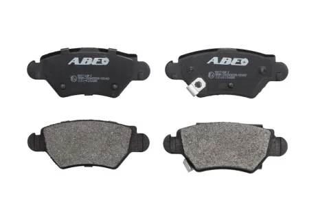 Комплект гальмівних колодок задн, CHEVROLET ASTRA, CORSA, VIVA, ZAFIRA OPEL ASTRA F, ASTRA F CLASSIC, ASTRA G, COMBO TOUR, CORSA C, ZAFIRA A, ZAFIRA B 1.2-2.2D 08.94-12.12 ABE C2X010ABE