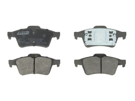 Комплект гальмівних колодок задн, FORD C-MAX II, ECOSPORT, FOCUS II, FOCUS III, GRAND C-MAX, KUGA II, TOURNEO CONNECT, TRANSIT CONNECT NISSAN PRIMERA RENAULT ESPACE IV 1.5-3.5 09.00- ABE C2X012ABE