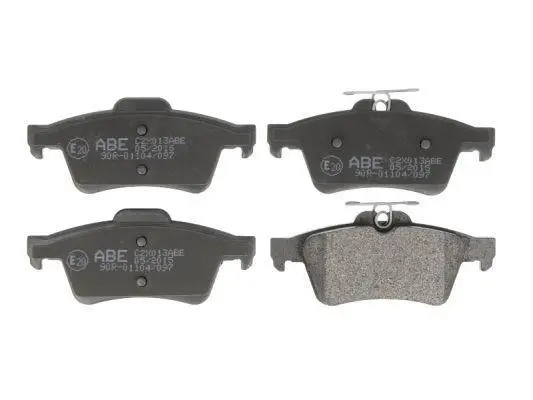 Комплект гальмівних колодок задн, VOLVO C30, C70 II, S40 II, S80 II, V40, V50 CADILLAC BLS, CTS, CTS SPORT, SRX CHEVROLET VECTRA CITROEN C4 I, C5 II, C5 III FIAT CROMA 1.0-Electric 02.98- ABE C2X013ABE (фото 1)