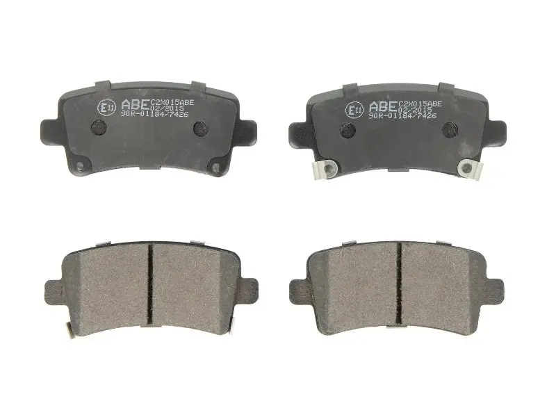 Комплект гальмівних колодок задн, BUICK LA CROSSE CADILLAC XTS CHEVROLET MALIBU OPEL INSIGNIA A, INSIGNIA A COUNTRY SAAB 9-5 1.4-3.6 07.08- ABE C2X015ABE (фото 1)