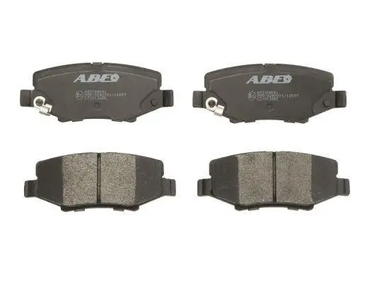 Комплект гальмівних колодок задн, DODGE NITRO JEEP CHEROKEE, COMPASS, LIBERTY, WRANGLER III 2.4-4.0 01.06- ABE C2Y013ABE (фото 1)