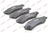 Комплект гальмівних колодок задн, CHEVROLET BLAZER, BLAZER S10, S10 GMC JIMMY 2.2/4.3/5.7 09.88-09.05 ABE C2Y015ABE (фото 2)