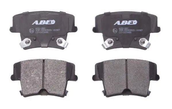 Комплект гальмівних колодок задн, CHRYSLER 300 C, 300C DODGE CHALLENGER, CHALLENGER SE, CHARGER, MAGNUM, MAGNUM II LANCIA THEMA 2.7-6.4 09.04- ABE C2Y020ABE (фото 1)