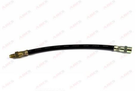 Гальмівний шланг гнучкий передн Лів/Прав (довжина 294мм, M10x1/M10x1) VW GOLF I, GOLF II, JETTA I, PASSAT B1, PASSAT B2, SANTANA, SAVEIRO G1, SCIROCCO 1.1-2.1 05.73-07.96 ABE C81114ABE