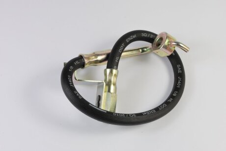 Гальмівний шланг гнучкий передн Прав (довжина 361мм, M10x1/Banjo) FORD ESCORT CLASSIC, ESCORT V, ESCORT VI, ESCORT VI/KOMBI 1.3-1.8D 09.90-06.01 ABE C83128ABE