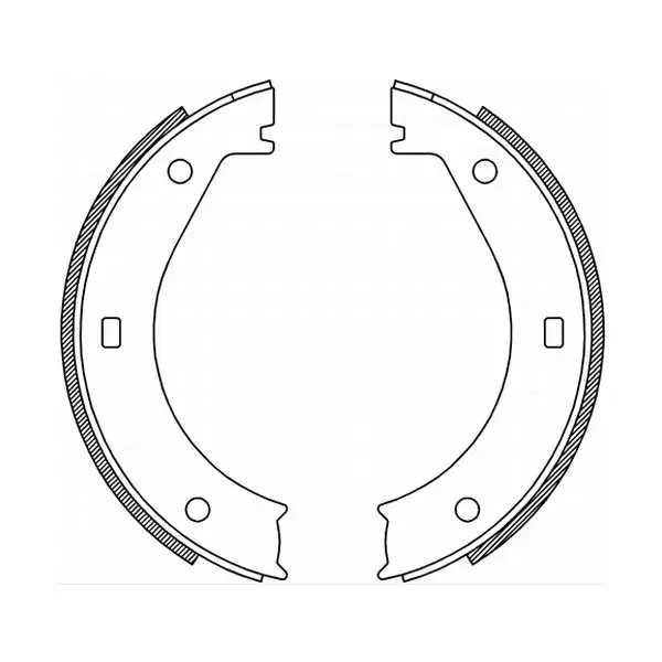 Гальмівна колодка BMW 1 (E81), 1 (E82), 1 (E87), 1 (E88), 2 (F22, F87), 3 (E46), 3 (E90), 3 (E91), 3 (E92), 3 (E93), 3 (F30, F80), 3 (F31), 3 GRAN TURISMO (F34), 4 (F32, F82) 1.5-4.4 09.95- ABE CRB005ABE (фото 1)