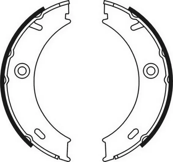 Гальмівна колодка MERCEDES SPRINTER 3-T (B903), SPRINTER 4-T (B904), VARIO, VARIO (B667, B670, B668), VARIO (B670), VARIO (B670, B668, B667) VW LT 28-35 II, LT 28-46 II 2.1D-4.3D 02.95- ABE CRM003ABE (фото 1)