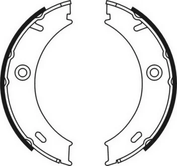 Гальмівна колодка MERCEDES SPRINTER 3-T (B903), SPRINTER 4-T (B904), VARIO, VARIO (B667, B670, B668), VARIO (B670), VARIO (B670, B668, B667) VW LT 28-35 II, LT 28-46 II 2.1D-4.3D 02.95- ABE CRM003ABE