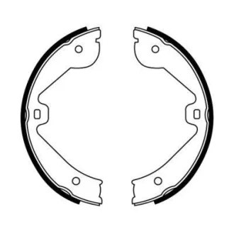 Гальмівна колодка MERCEDES GL (X164), M (W164), R (W251, V251) AUDI A7, Q7 LAND ROVER DISCOVERY III, RANGE ROVER III, RANGE ROVER IV PORSCHE CAYENNE VW TOUAREG 2.5D-6.3 03.02-09.21 ABE CRW000ABE
