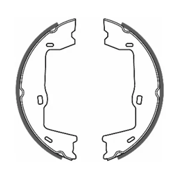 Гальмівна колодка CHEVROLET VECTRA OPEL ADMIRAL A, ASCONA C, ASTRA F, ASTRA G, CALIBRA A, COMMODORE B, COMMODORE C, KADETT D, KADETT E, KADETT E COMBO, MONZA A, OMEGA A 1.2-3.6 10.65-02.15 ABE CRX000ABE (фото 1)