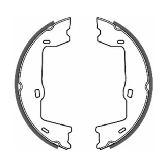 Гальмівна колодка CHEVROLET VECTRA OPEL ADMIRAL A, ASCONA C, ASTRA F, ASTRA G, CALIBRA A, COMMODORE B, COMMODORE C, KADETT D, KADETT E, KADETT E COMBO, MONZA A, OMEGA A 1.2-3.6 10.65-02.15 ABE CRX000ABE