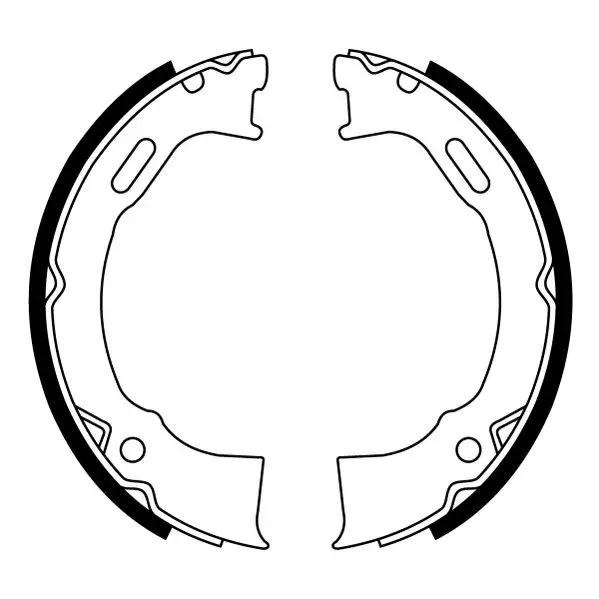 Гальмівна колодка FORD USA CROWN VICTORIA, EXPLORER, WINDSTAR JEEP CHEROKEE, GRAND CHEROKEE I, WRANGLER II 2.4-5.9 09.91- ABE CRY008ABE (фото 1)