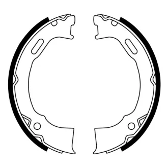 Гальмівна колодка FORD USA CROWN VICTORIA, EXPLORER, WINDSTAR JEEP CHEROKEE, GRAND CHEROKEE I, WRANGLER II 2.4-5.9 09.91- ABE CRY008ABE