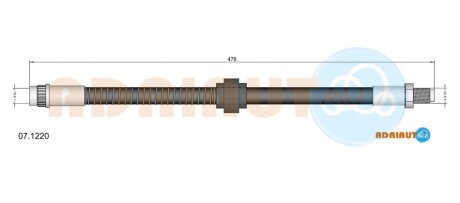 Шланг гальмівний ADRIAUTO 071220