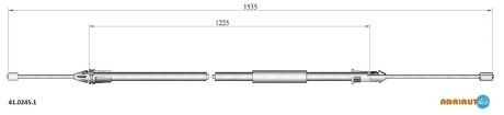 Трос остановочных тормозов ADRIAUTO 4102451