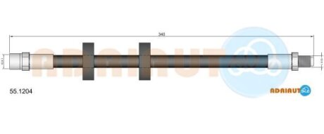 Тормозной шланг ADRIAUTO 551204