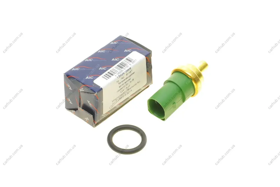 Датчик температури охолоджуючої рідини VW Caddy II/T4 1.4-2.5TDI 90-04 (4 конт.) (зелений) AIC 51167 (фото 1)