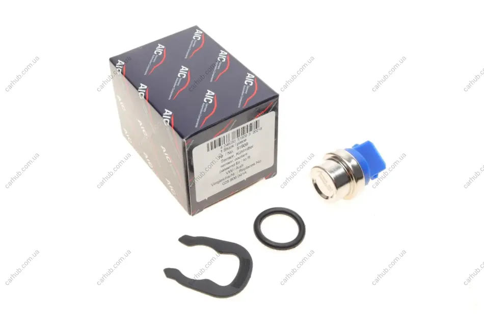 Датчик температури охолоджуючої рідини VW Caddy I/II/T4 1.4-2.5 85-04 (2 конт.) (синій) AIC 51909 (фото 1)