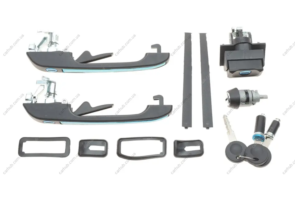 Комплект замків (3шт.) VW Golf II -91 (+ ручки/ключі) AIC 52162 (фото 1)