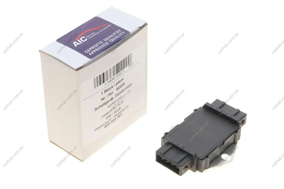 Перемикач системи запалювання (на 4/5 контактів) VW Golf/Passat 1.6/1.8 89-10 AIC 52220 (фото 1)