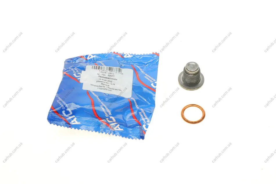 Болт зливу оливи + шайба Citroen BX/Citroen 205/306/309/405 -96 (M16x1.5) AIC 52677 (фото 1)
