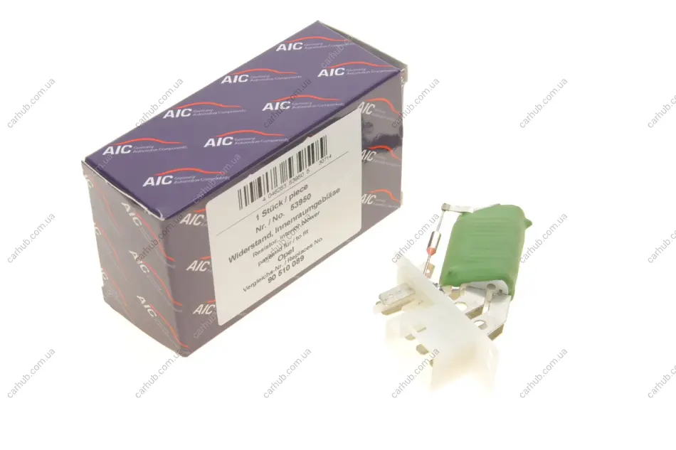 Реостат пічки Opel Astra F/G/Vectra A 1.4-2.0 91-02 AIC 53950 (фото 1)