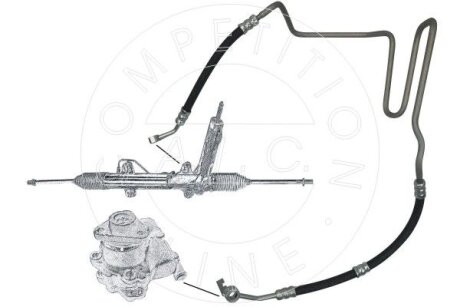 Фото шланг гідропідсилювача Skoda Octavia/VW Golf IV 1.8T 97-10 AIC 57667 Шланг гідропідсилювача Skoda Octavia/VW Golf IV 1.8T 97-10 AIC 57667