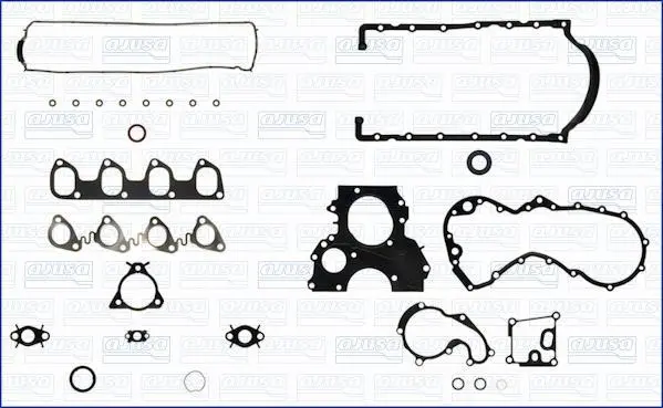 Повний комплект прокладок двигуна FORD C-MAX, FIESTA, FIESTA IV, FOCUS C-MAX, FOCUS II, GALAXY II, MONDEO IV, S-MAX, TOURNEO CONNECT, TRANSIT CONNECT 1.8D 03.00-06.15 AJUSA 51032600 (фото 1)