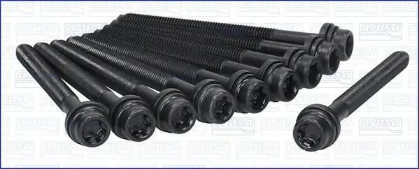 Болти ГБЦ блоку 1.6/2.0i Caddy 04-/Golf 97-13/Passat 97-11 (10 шт.) AJUSA 81019300 (фото 1)