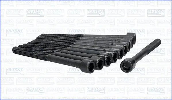 Болти головки блоку Qashqai I/Tiida 1.6 i 04-/Dokker/Duster 1.6i 15- (10шт.) AJUSA 81042800 (фото 1)