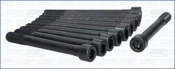 Болти ГБЦ (к-кт 10шт.) Lancer/Galant/Sonata 1.8D/2.0/2.4i 82-04 AJUSA 81057300 (фото 1)
