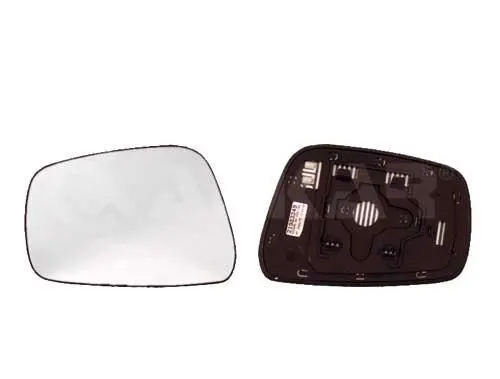 Скло дзеркала (з підігрівом) (L) Nissan Navara 05- (опукл.) ALKAR 6411558 (фото 1)