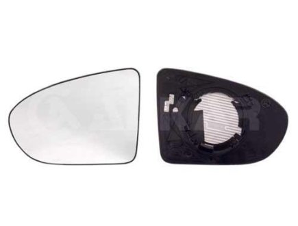 Скло дзеркала (з підігрівом) Nissan Qashqai 06-13 (L) ALKAR 6431567