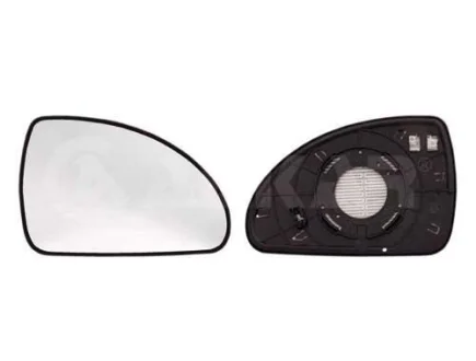 Скло дзеркала (з підігрівом) Kia Ceed 06-12 (R) (опук.) ALKAR 6432638