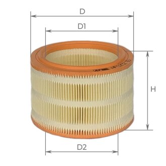 Фільтр повітряний Peugeot 205/305/306/309 1.6/1.9/1.5-1.9D 77-98/Lada Niva 1.9D 93-06/Moskvitch 93- ALPHA FILTER AF0202