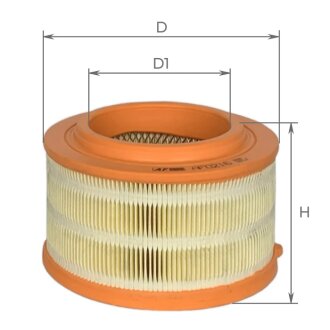 Фільтр повітряний Ford Ranger 2.2TDCi/2.5/3.2TDCi 11-/Mazda BT-50 2.2CRD 11- ALPHA FILTER AF0216