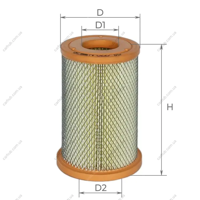 Фільтр повітряний Nissan NP300 2.5dCi 08-/Navara 2.5Di 02- ALPHA FILTER AF0227 (фото 1)
