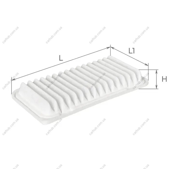 Фільтр повітряний Toyota Corolla 1.3-1.8 01-09/1.6VVTi 07-13/Avensis 1.6-2.4 16V/Matrix 1.8 00-08 ALPHA FILTER AF1001 (фото 1)