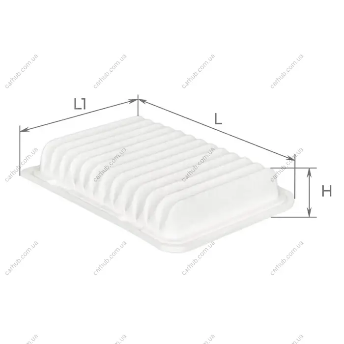 Фільтр повітряний Lexus NX 2.0 14-/Toyota Auris/Corolla 1.2-2.0 06-18/Rav4 2.0/Avensis 1.6-2.0 08-18 ALPHA FILTER AF1002 (фото 1)